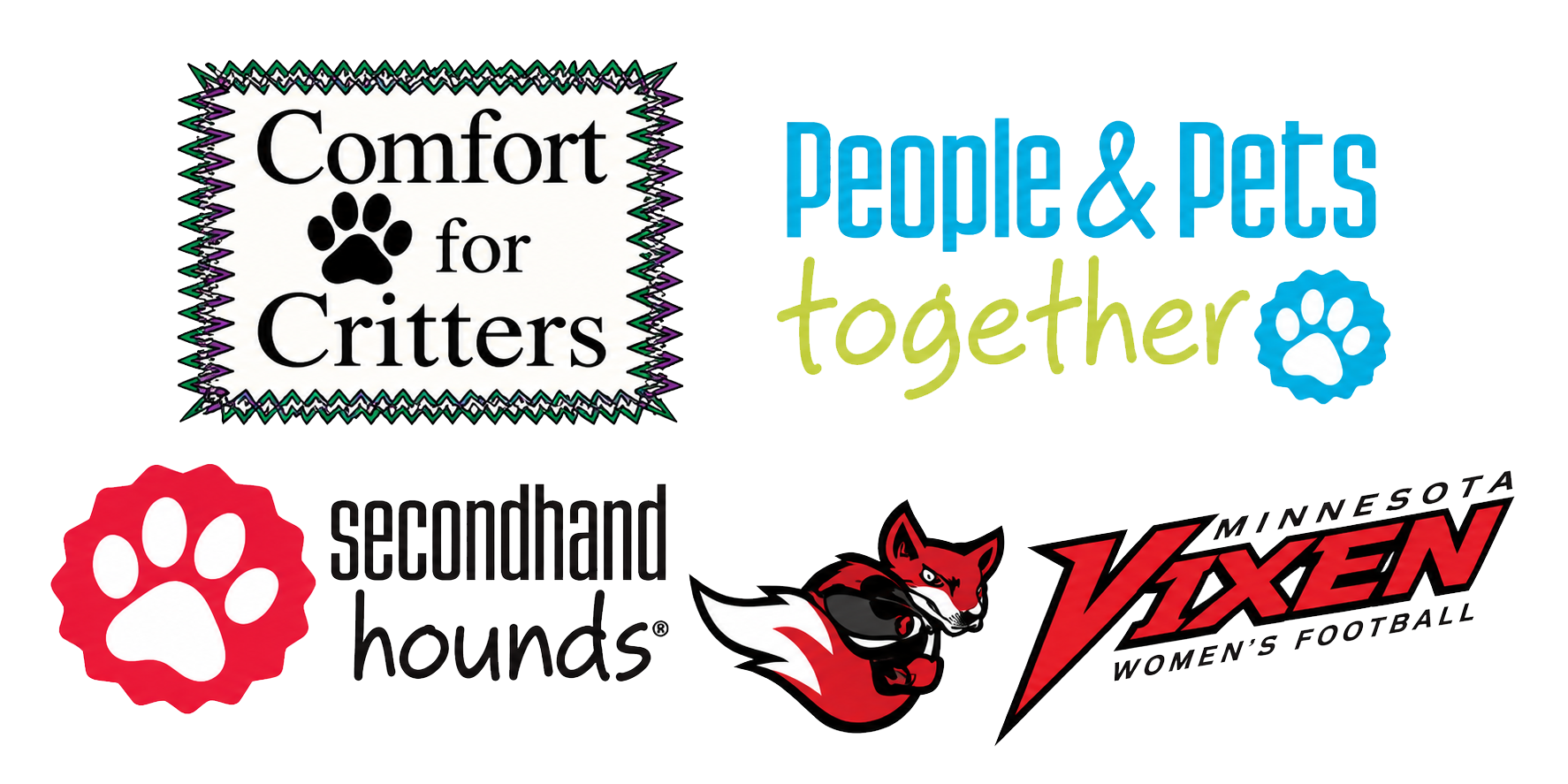 Four Animal Organization Logos